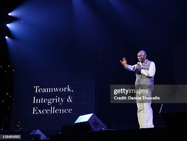 Ondra Berry during MGM Resorts International presentation of "Inspiring Our World" on December 17, 2012 in Las Vegas, Nevada.