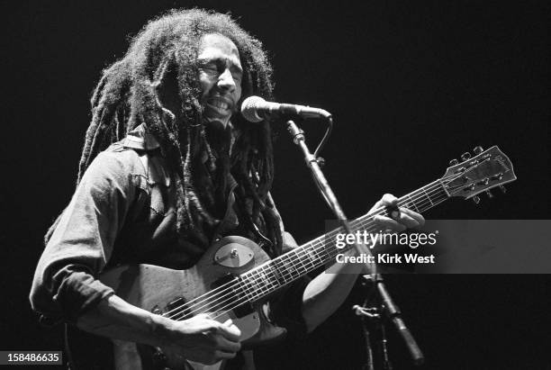 Bob Marley and the Wailers perform at the Uptown Theater, Chicago, Illinois, November 13, 1979.