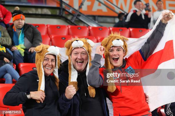 England fans show their support prior to the FIFA Women's World Cup Australia & New Zealand 2023 Group D match between China and England at Hindmarsh...