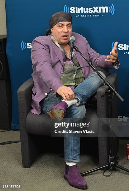 Steven Van Zandt attends SiriusXM "Not Fade Away" Town Hall with David Chase, James Gandolfini and Steven Van Zandt and host Terence Winter on...