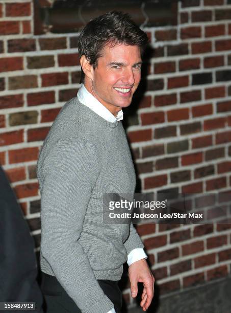 Actor Tom Cruise as seen on December 17, 2012 in New York City.
