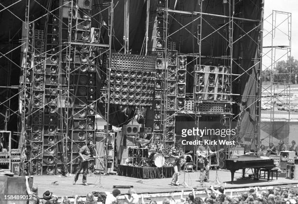 The Grateful Dead perform at the Iowa State Fair, Des Moines, Iowa, June 16, 1974.