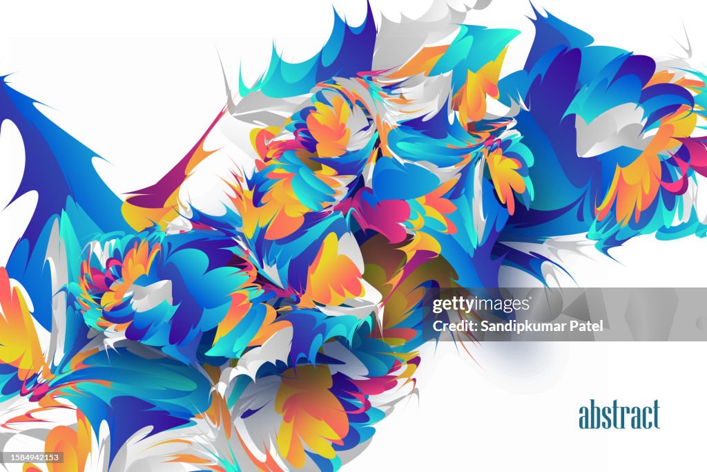 Abstract Pattern Curvy Curvy Line Organic Blob Pattern Fluid Abstract Shapes Forms High-Res ...
