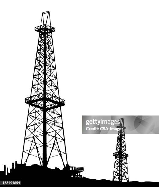 Oil Ridge Drawing 228 Oil Rig Line Drawing Stock Photos, High-Res Pictures, and Images ...