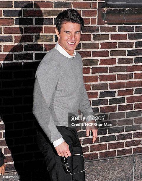Actor Tom Cruise as seen on December 17, 2012 in New York City.