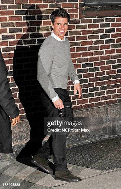 Actor Tom Cruise as seen on December 17, 2012 in New York City.