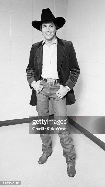 George Strait backstage publicity shoot, December 7, 1980.