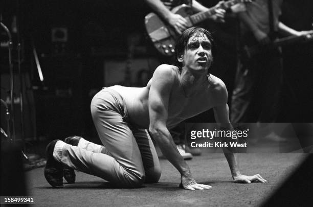 Iggy Pop performs at Park West, Chicago, Illinois, November 17, 1979.