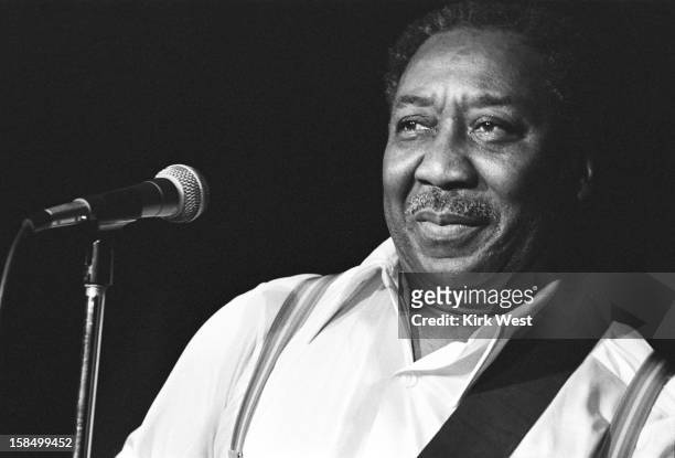 Muddy Waters performs at Harry Hopes, Chicago, Illinois, August 25, 1978.