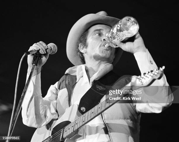 Merle Haggard performs at Countryside Opry, Chicago, Illinois, October 31, 1980.