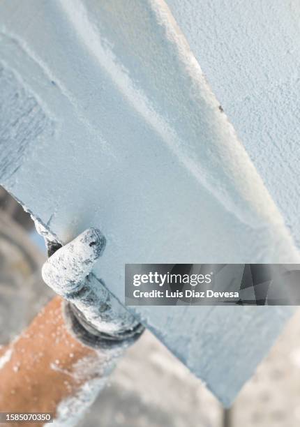 thermal insulation composite system external - net casting spider stock pictures, royalty-free photos & images