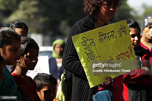 Students of Jawahar Lal University and other colleges get together to protest against the poor condition of Law and order situation and lack of women...