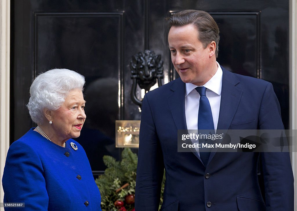Queen Elizabeth II Attends The Government's Weekly Cabinet Meeting