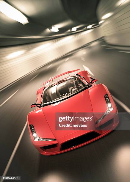 fast car - ferrari fotografías e imágenes de stock