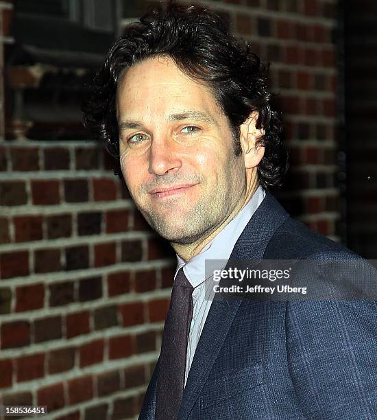 Edward Rudd Actor Paul Rudd Arrives At The Late Show With David Letterman Photos and ...