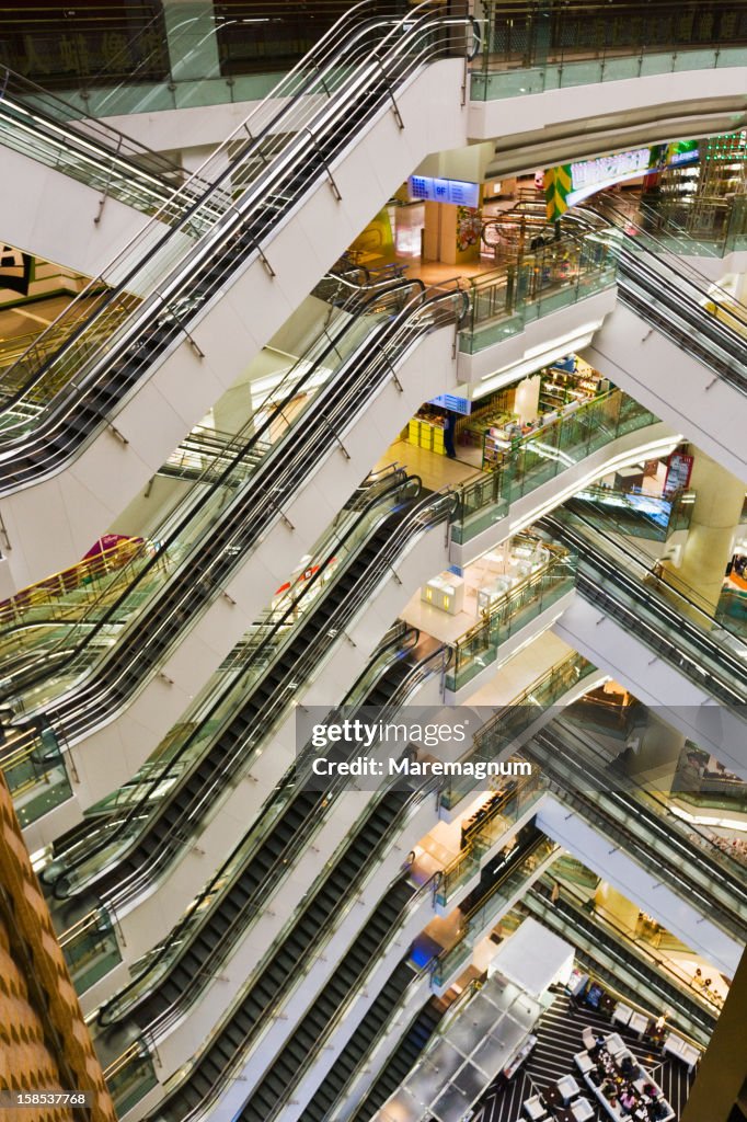 Elevators in a Shopping Center