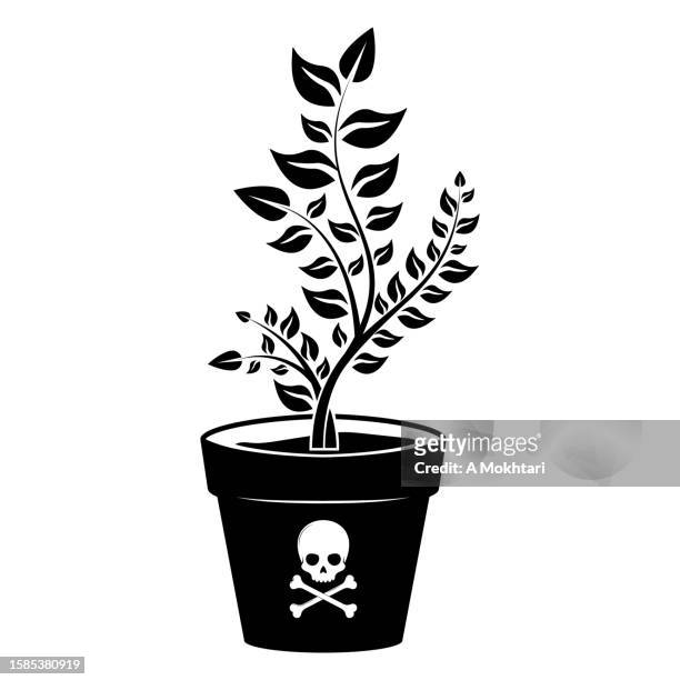 pflanze und umweltverschmutzung. - photopollution stock-grafiken, -clipart, -cartoons und -symbole