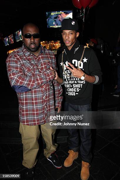 Trae Tha Truth and D. King attend "Cans For Cocktails" on December 17, 2012 in New York City.
