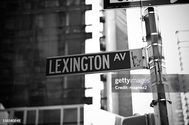 lexington ave - lexington new york stock pictures, royalty-free photos & images