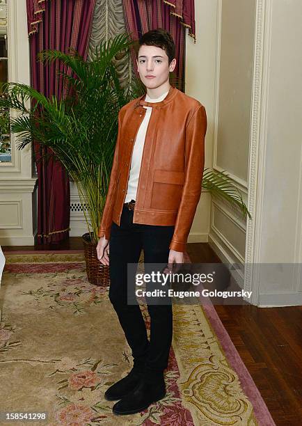 Harry Brant attends Derek Blasberg for Opening Ceremony Stationery launch party at Saint Regis Hotel on December 18, 2012 in New York City.