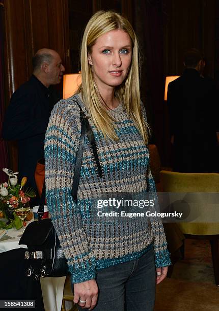 Nicky Hilton attends Derek Blasberg for Opening Ceremony Stationery launch party at Saint Regis Hotel on December 18, 2012 in New York City.