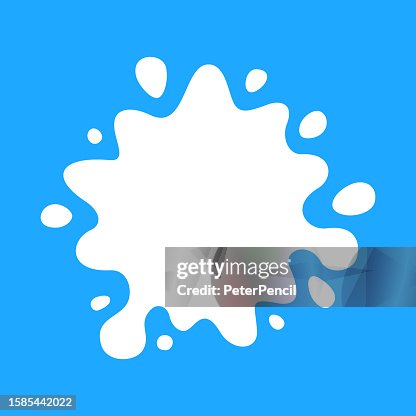 Milk Splash Blob. Grunge Vector. Advertising Bage. Milk Splash Blob. Grunge Vector. Advertising Bage.