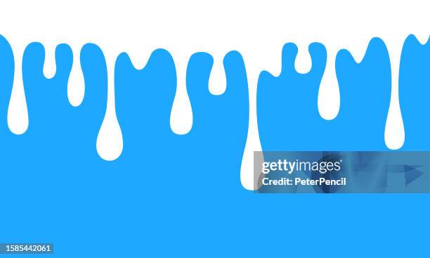 milk splash blob. grunge vector. advertising bage. - yoghurt drip stock illustrations
