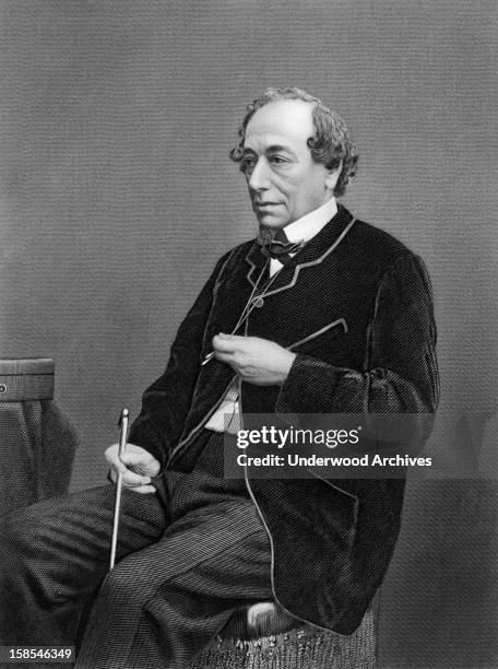 Benjamin Disraeli, Prime Minister of Great Britain and Conservative statesman, England, circa 1870.