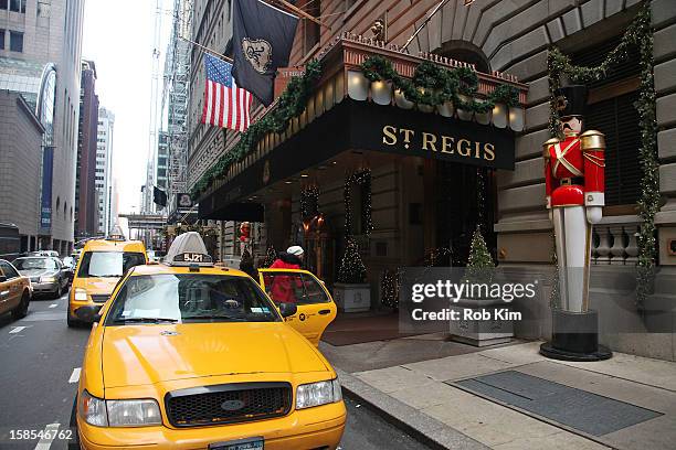 View of the Saint Regis Hotel on December 18, 2012 in New York City.