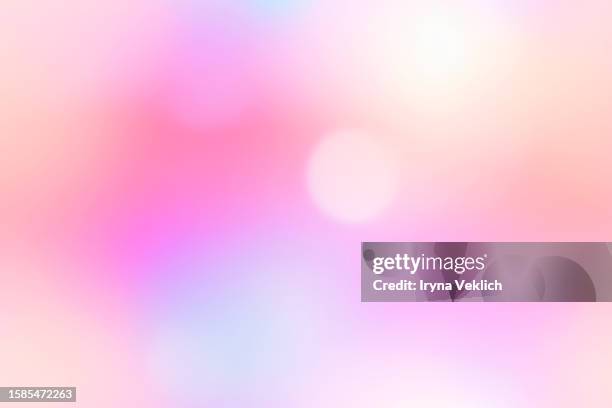 abstract wavy background with circles in pastel pink magenta, blue lavender color, in style pop-art and babrie style 2023, barbiecore, defocused. viva magenta color of the 2023 year. - lápiz para pastel fotografías e imágenes de stock