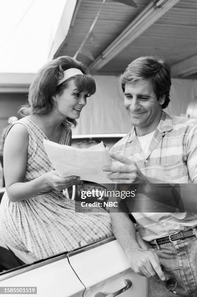 The Camikazi Kid - June 6, 1961" Episode 8 -- Pictured: Romy Walthall as Cheryl Wilson, Scott Bakula as Dr. Sam Beckett --