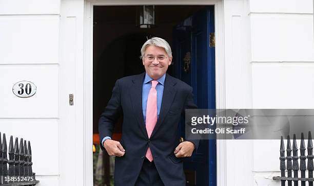 Andrew Mitchell, the former government chief whip, leaves his home on December 19, 2012 in London, England. Mr Mitchell has called for an inquiry...