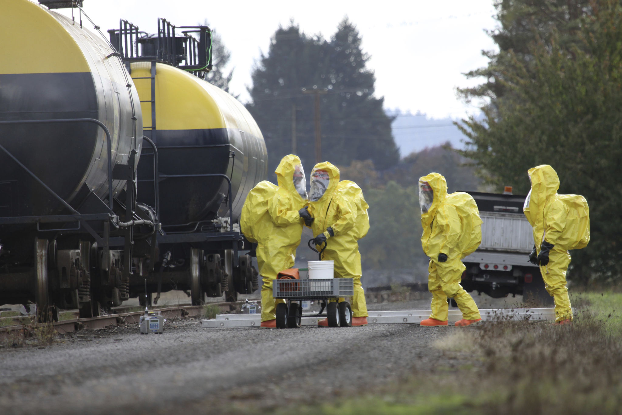 hazmat suits