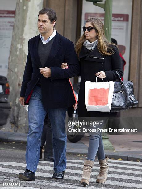 Luis Alfonso de Borbon and Margarita Vargas are seen on December 18, 2012 in Madrid, Spain.