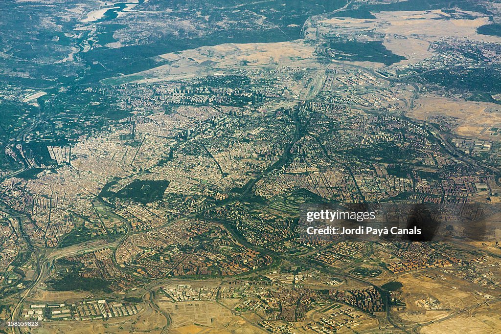 Madrid from air