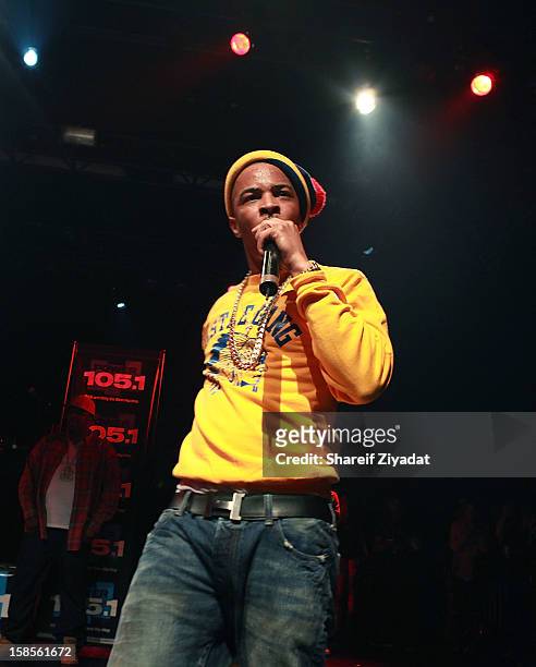Performs in concert hosted by POWER 105.1 at Best Buy Theater on December 18, 2012 in New York City.