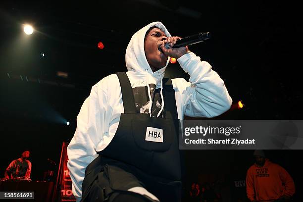 Rocky performs in concert hosted by POWER 105.1 at Best Buy Theater on December 18, 2012 in New York City.