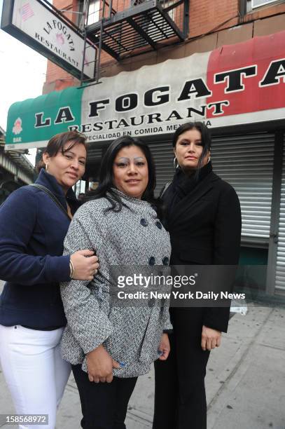 Three young women who worked at La Fogata as waitresses say they were forced to drink with immigrant customers to run up bills. Patricia Sanchez, who...