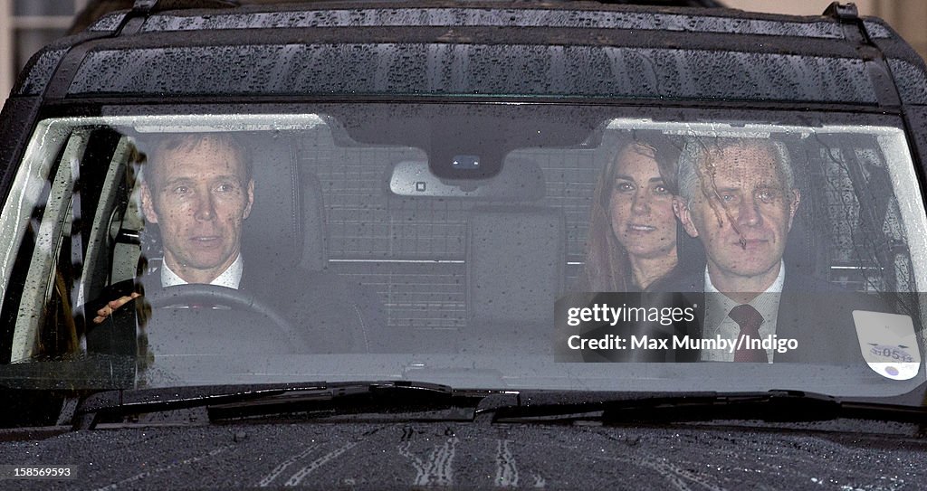 Queen Elizabeth II Hosts Lunch For The Royal Family At Buckingham Palace