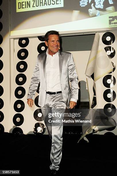 Dieter Bohlen attends the Dieter Bohlen Wallpaper Collection presentation of P&S International at Balloni Halls on December 19, 2012 in Cologne,...