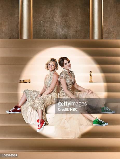 70th Annual Golden Globe Awards -- Pictured: Hosts, Amy Poehler, Tina Fey --
