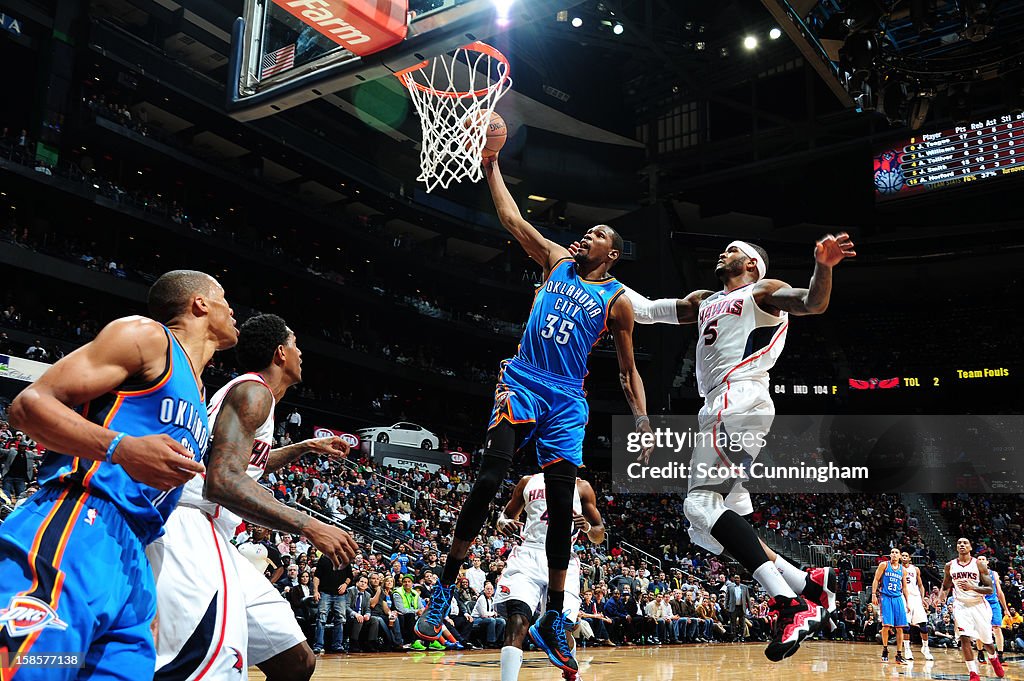 Oklahoma City Thunder v Atlanta Hawks