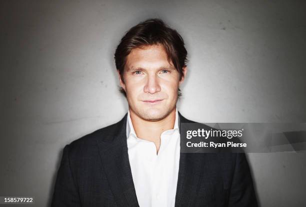 Australian cricketer Shane Watson poses during a portrait session at the Sydney Cricket Ground on December 20, 2012 in Sydney, Australia.