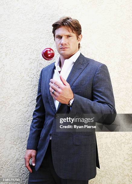 Australian cricketer Shane Watson poses during a portrait session at the Sydney Cricket Ground on December 20, 2012 in Sydney, Australia.