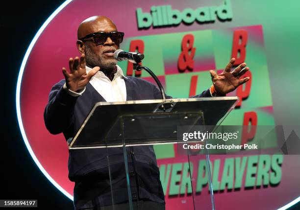 Reid at Billboard R&B Hip-Hop Live held at The Novo on August 8, 2023 in Los Angeles, California.