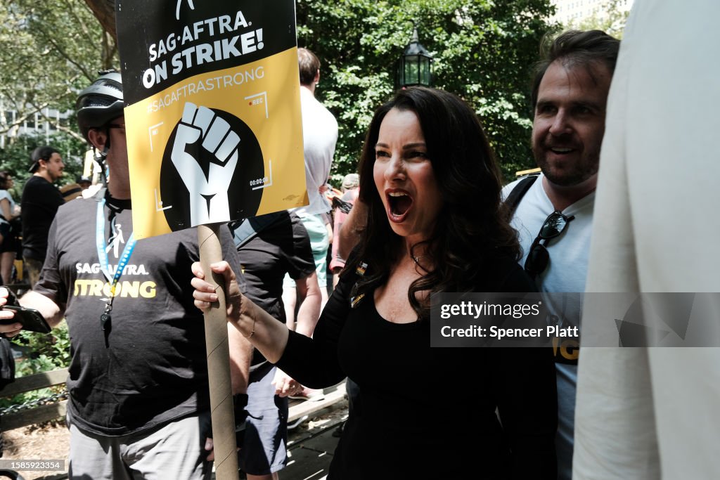 New York City Council Members Rally With Striking SAG-AFTRA Members