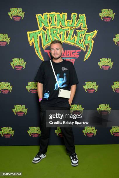 Jeremstar attends the TMNT - Paris Celebrities & Influencers Screening on August 01, 2023 in Paris, France.