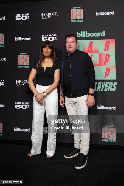Faith Newman and Rell Lafargue at Billboard R&B Hip-Hop Live held at The Novo on August 8, 2023 in Los Angeles, California.