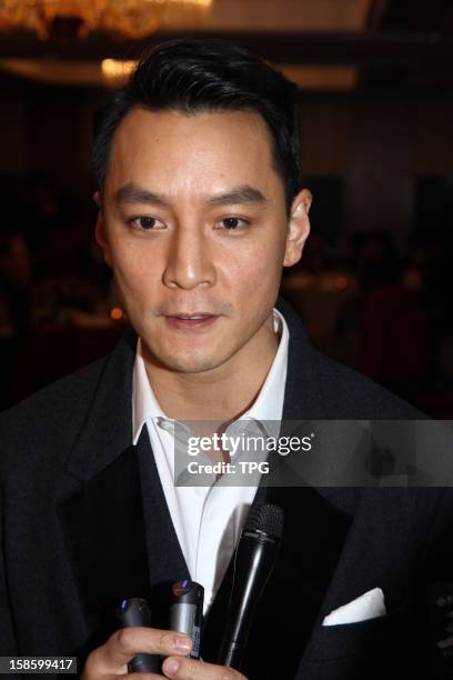 Daniel Wu at premiere ceremony of The Last Supper on Wednesday December 19, 2012 in Hong Kong, China.