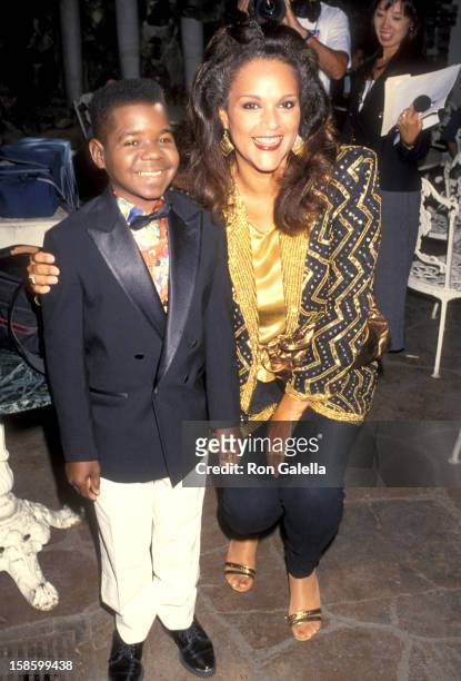 Actor Gary Coleman and actress/model Jayne Kennedy attend the "USA's Up All Night" First Annual B-Minus Movie Awards on May 13, 1993 at Bruno's of...